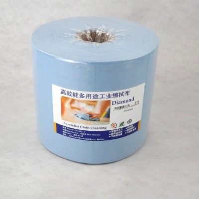 High quality disposable spunlace non woven perforated clean cloth in rolls