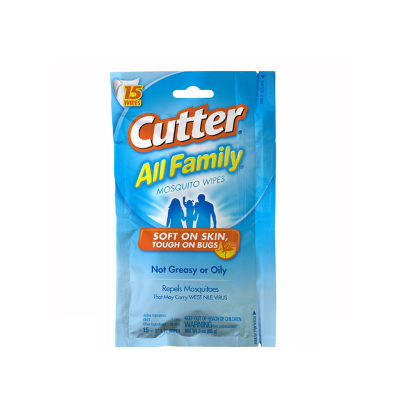 High quality clean function mosquito repellent wet tissue wipes